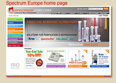 Spectrum Europe home page